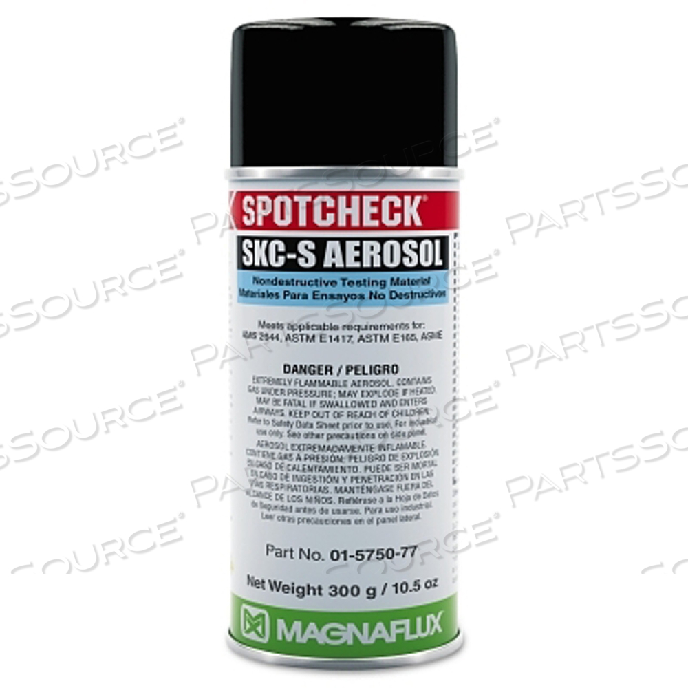 SPOTCHECK SKC-S, CLEANER AND REMOVER, 10.5 OZ, AEROSOL CAN by Magnaflux SPOTCHECK SKC-S, CLEANER AND REMOVER, 10.5 OZ, AEROSOL CAN by Magnaflux
