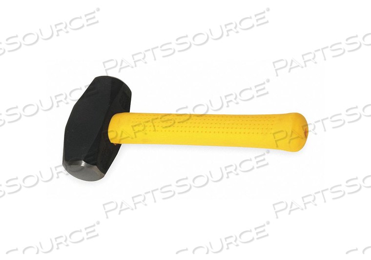 STEEL DRILLING HAMMER, HAMMER TYPE DRILLING SLEDGE HAMMER, NON-SPARKING NO, HANDLE MATERIAL FIBERGLASS, HEAD MATERIAL STEEL, HEAD WEIGHT 4 L by Westward