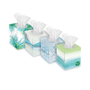 LOTION FACIAL TISSUE, 3-PLY, WHITE, 60 SHEETS/BOX, 4 BOXES/PACK, 8 PACKS/CARTON by Kleenex