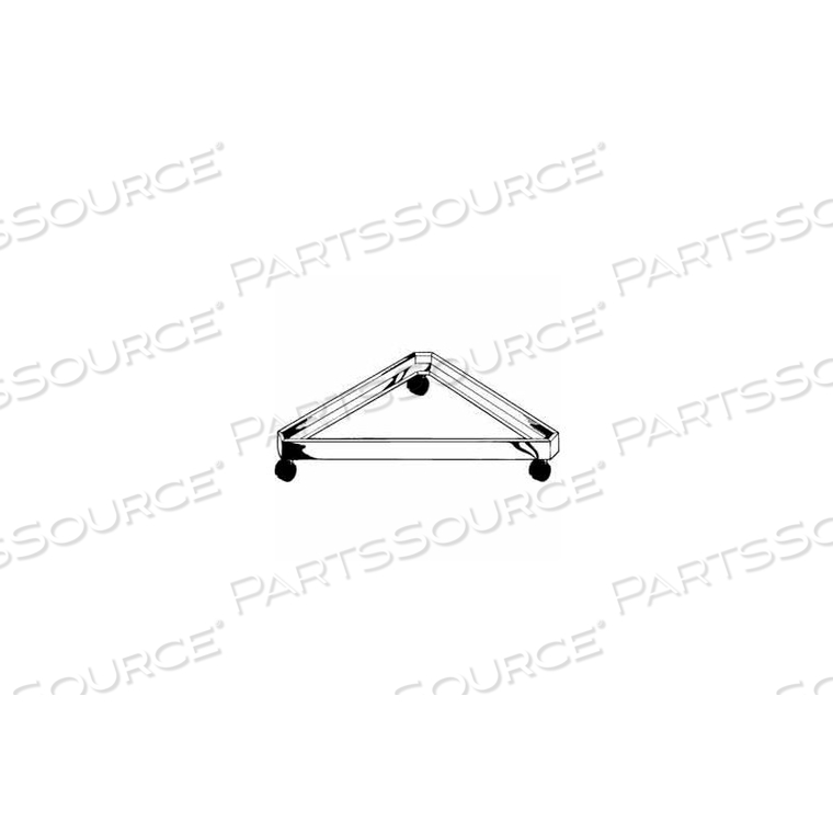 TRIANGLE BASE FOR GRID - WHITE by Econoco TRIANGLE BASE FOR GRID - WHITE by Econoco