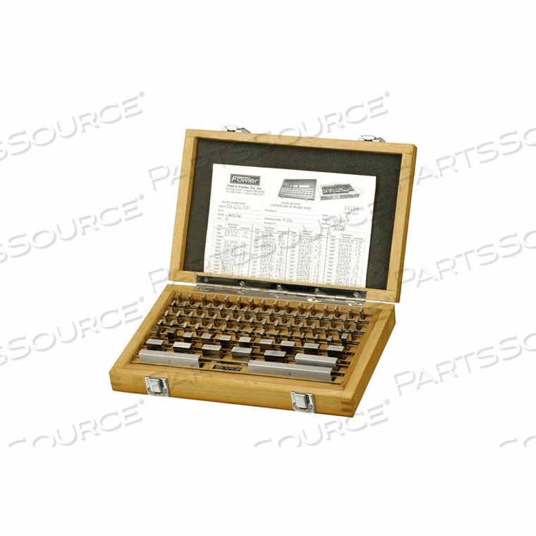 SHOP-BLOX RECTANGULAR GAGE BLOCK SET - 36 PIECE by Fowler