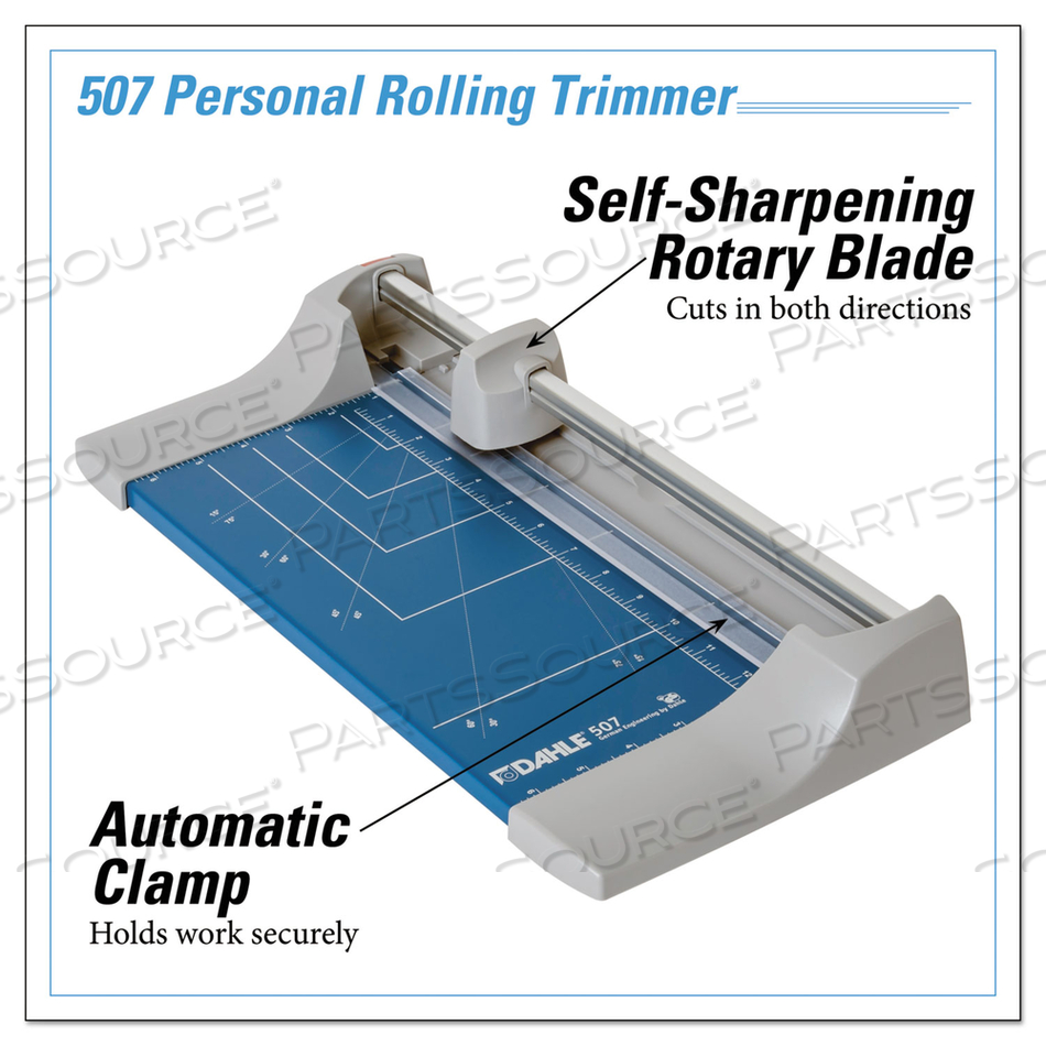 ROLLING/ROTARY PAPER TRIMMER/CUTTER, 7 SHEETS, 12" CUT LENGTH, METAL BASE, 8.25 X 17.38 ROLLING/ROTARY PAPER TRIMMER/CUTTER, 7 SHEETS, 12" CUT LENGTH, METAL BASE, 8.25 X 17.38