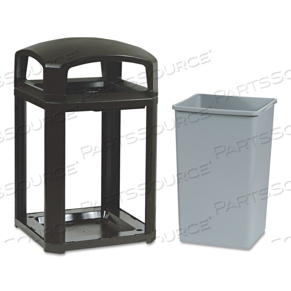 TRASH CAN 35 GAL. SABLE POLYCARBONATE by Rubbermaid Medical Division TRASH CAN 35 GAL. SABLE POLYCARBONATE by Rubbermaid Medical Division