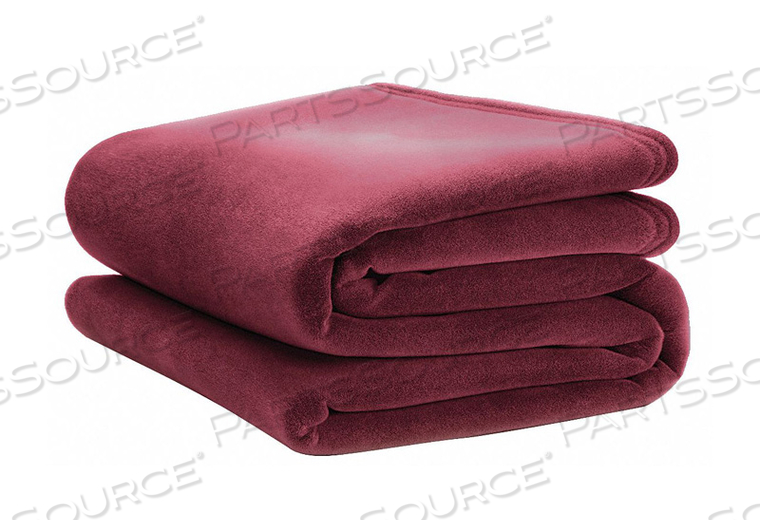 D9814 BLANKET TWIN 66X90 IN. CRANBERRY PK4 