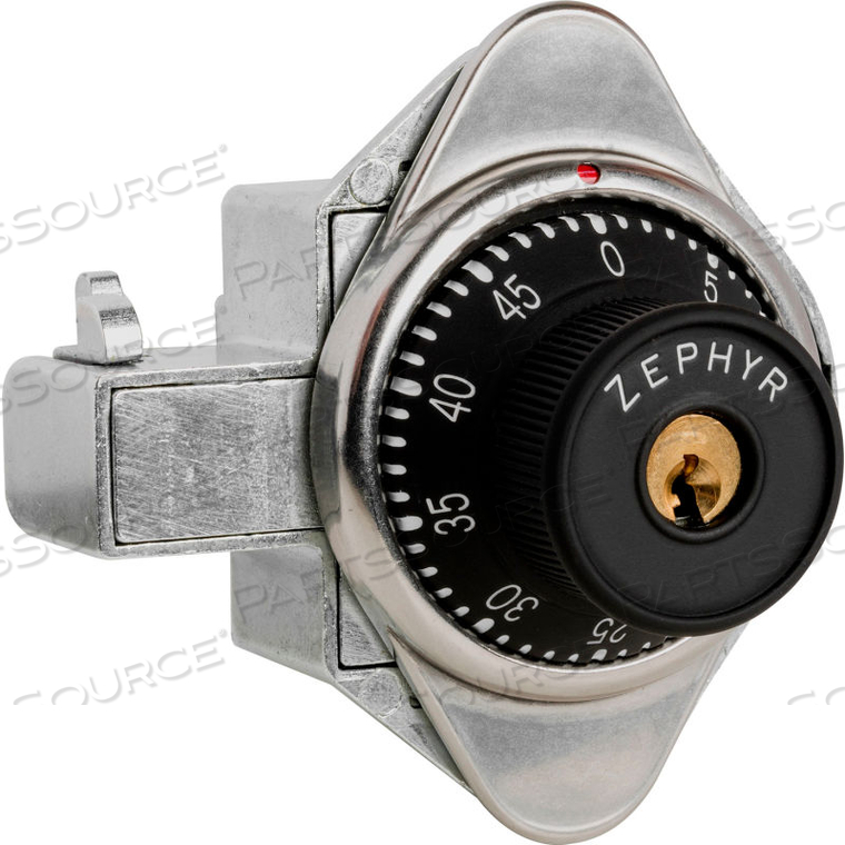 BUILT-IN COMBINATION LOCK LINEAR LATCH CONTROL KEY OPTION - RIGHT HINGED DOORS by Zephyr Lock LLC