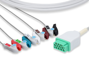 11 FT ADULT/PEDIATRIC ECG CABLE by Vyaire Respiratory Diagnostics LLC.