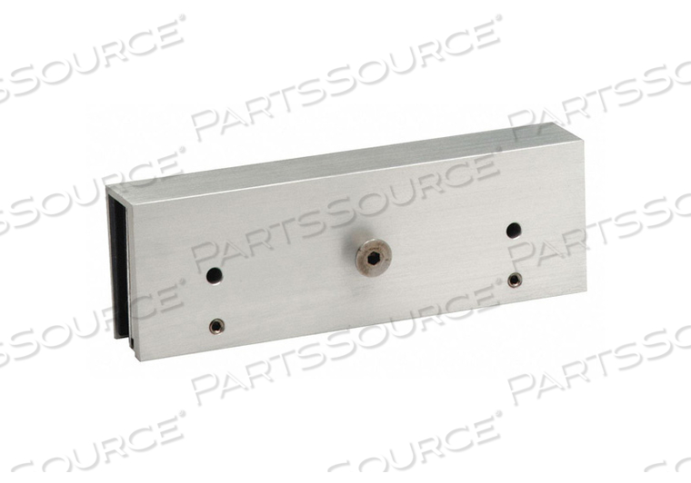 GLASS DOOR BRACKET 1/2 IN H ALUMINUM by Dynalock