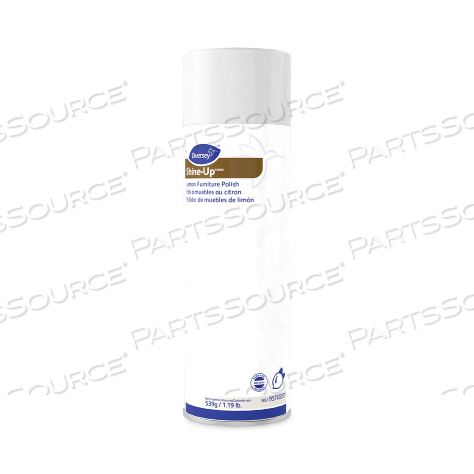 SHINE-UP FURNITURE CLEANER, LEMON SCENT, 13.8 OZ  AEROSOL SPRAY by Diversey