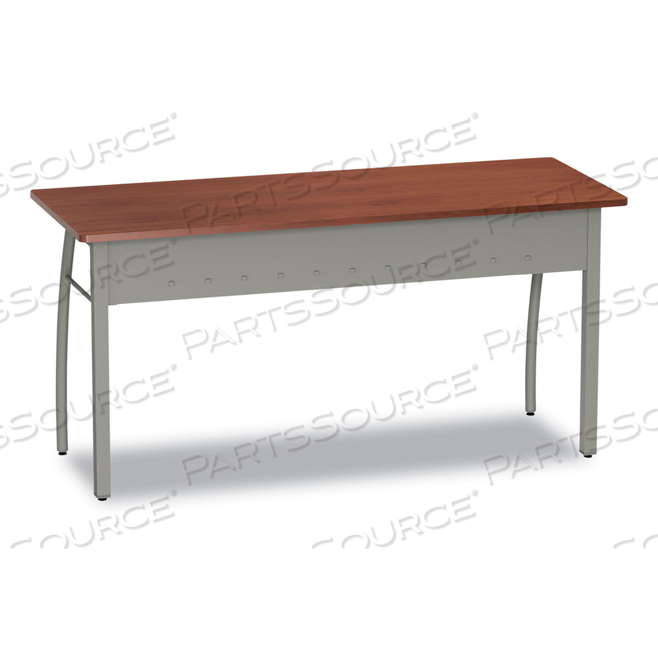 TRENTO LINE RECTANGULAR DESK, 59.13" X 23.63" X 29.5", CHERRY by Linea Italia Inc