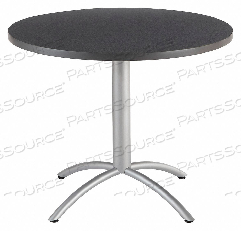 CAFE TABLE ROUND GRAPHITE GRANITE by Iceberg Enterprises CAFE TABLE ROUND GRAPHITE GRANITE by Iceberg Enterprises
