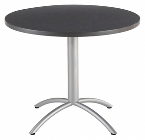 CAFE TABLE ROUND GRAPHITE GRANITE by Iceberg Enterprises CAFE TABLE ROUND GRAPHITE GRANITE by Iceberg Enterprises