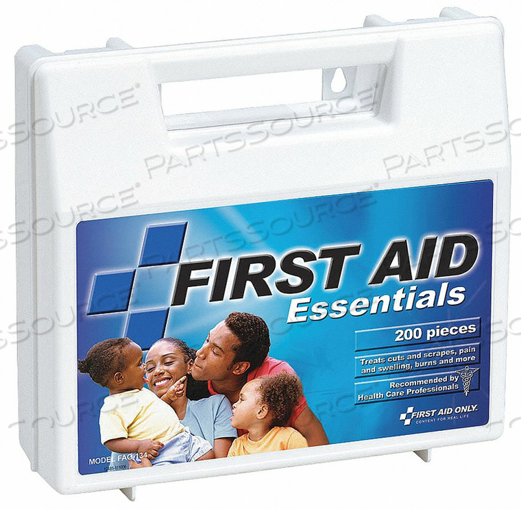 FIRST AID KIT PLASTIC 200 PIECES by First Aid Only FIRST AID KIT PLASTIC 200 PIECES by First Aid Only