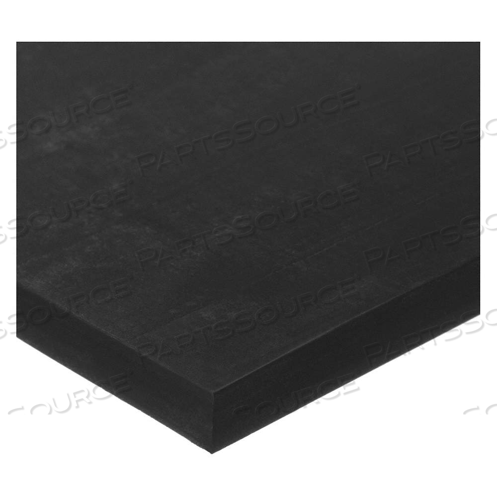 BUNA-N SHEET, HIGH STRENGTH, 36 IN X 36 IN, 0.1875 IN THICK, 50A, PLAIN BACKING, BLACK, SMOOTH by Approved Vendor BUNA-N SHEET, HIGH STRENGTH, 36 IN X 36 IN, 0.1875 IN THICK, 50A, PLAIN BACKING, BLACK, SMOOTH by Approved Vendor