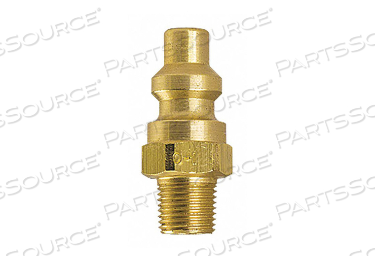 PLUG BRASS 1/4 1/4 MPT by Foster