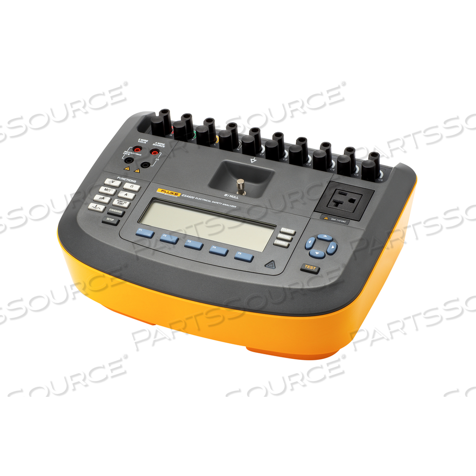220V 20A LCD DISPLAY ELECTRICAL SAFETY ANALYZER by Fluke Electronics Corp (Biomedical Div.) 220V 20A LCD DISPLAY ELECTRICAL SAFETY ANALYZER by Fluke Electronics Corp (Biomedical Div.)