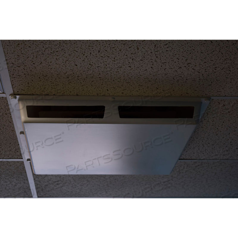 COMMERCIAL 4-WAY MAGNETIC DIFFUSER COVER 24" X 24", FITS 1" DROP CEILING GRID SYSTEMS by Elima-Draft Incorporated