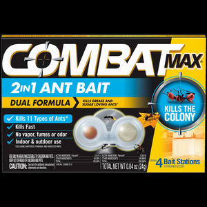 MAX 2-IN-1 ANT BAIT, 4/PACK, 8 PACKS/CARTON by Combat MAX 2-IN-1 ANT BAIT, 4/PACK, 8 PACKS/CARTON by Combat