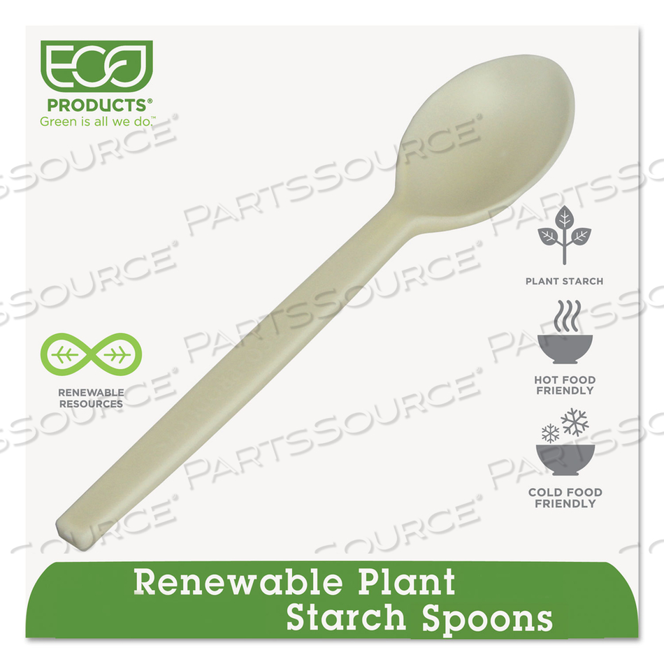 PLANT STARCH SPOON - 7", 50/PACK by Eco-Products