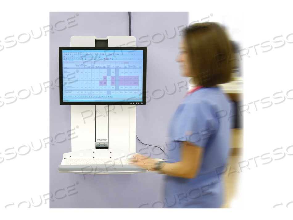 STYLEVIEW VERTICAL LIFT, HIGH TRAFFIC AREA (WHITE) by Ergotron, Inc.