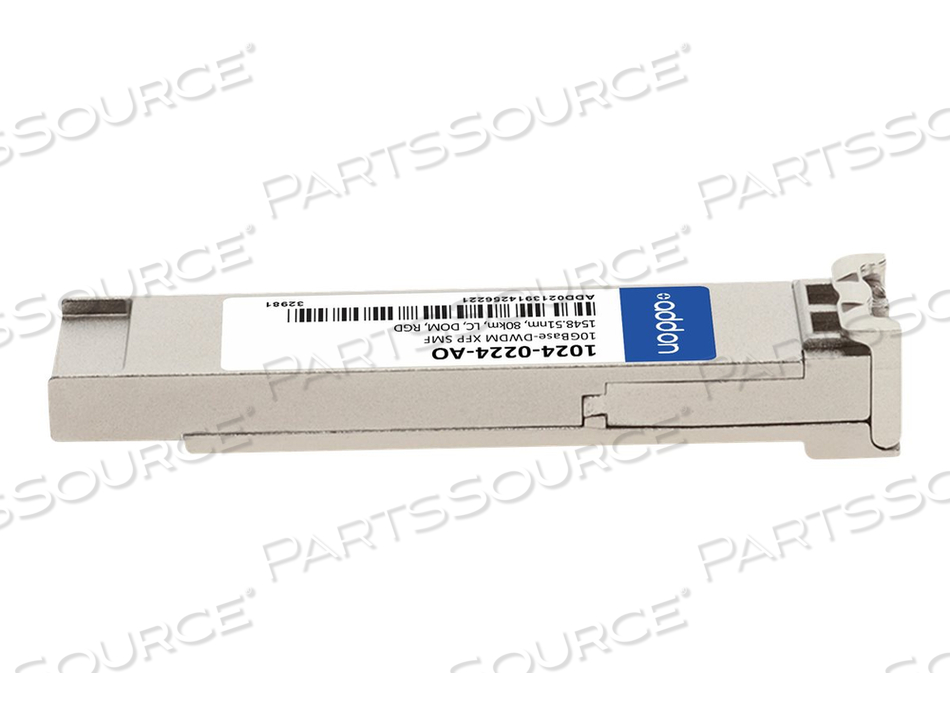 ADDON, XFP TRANSCEIVER MODULE (EQUIVALENT TO: OPTELIAN 1024-0224), 10 GIGE, 10GBASE-DWDM, LC SINGLE-MODE, UP TO 49.7 MILES, 1548.51 NM, TAA by ADDON ADDON, XFP TRANSCEIVER MODULE (EQUIVALENT TO: OPTELIAN 1024-0224), 10 GIGE, 10GBASE-DWDM, LC SINGLE-MODE, UP TO 49.7 MILES, 1548.51 NM, TAA by ADDON