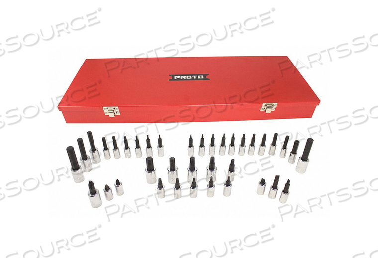 SOCKET SET 37 PCS. 1/4 3/8 DRIVE by Proto SOCKET SET 37 PCS. 1/4 3/8 DRIVE by Proto