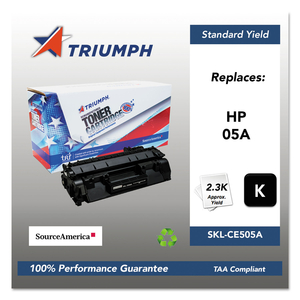 751000NSH0966 REMANUFACTURED CE505A (05A) TONER, 2,300 PAGE-YIELD, BLACK by Triumph