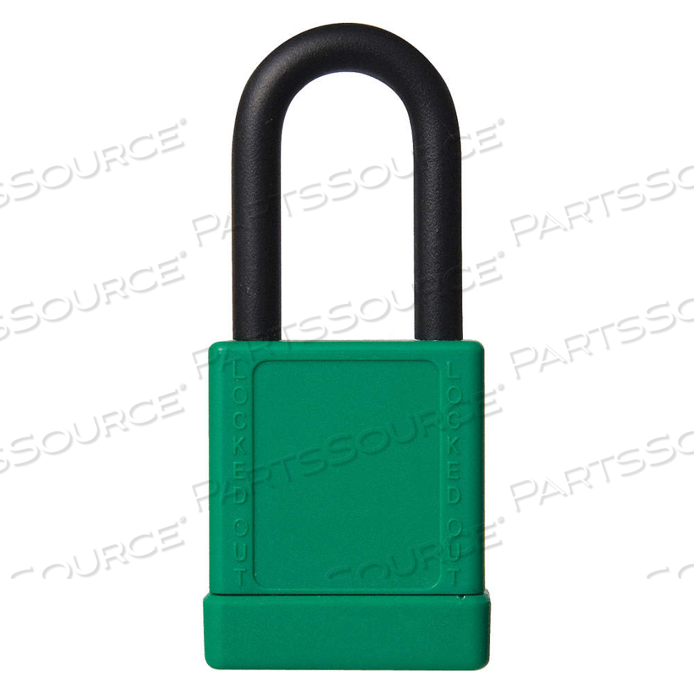 LOCKOUT PADLOCK, KEYED DIFFERENT, ALUMINUM, STD BODY BODY SIZE, HARDENED STEEL, STD by Approved Vendor