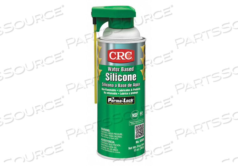 GENERAL PURPOSE LUBRICANT, WET, CRC, WATER BASED SILICONE, NET FILL 13 OZ, CONTAINER SIZE 16 OZ, LUBRICANT CONTAINER AEROSOL CAN, SILICONE, by CRC Industries GENERAL PURPOSE LUBRICANT, WET, CRC, WATER BASED SILICONE, NET FILL 13 OZ, CONTAINER SIZE 16 OZ, LUBRICANT CONTAINER AEROSOL CAN, SILICONE, by CRC Industries