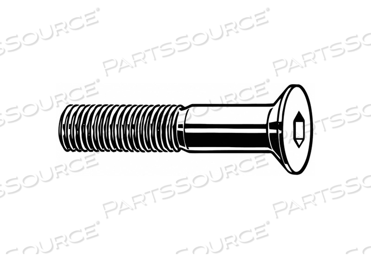 SOCKET HEAD CAP SCREW, M8-1.25 THREAD SIZE, 90 MM LG, FLAT, PLAIN, STAINLESS STEEL, 18-8 by Fabory