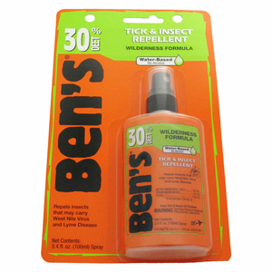 30% DEET MOSQUITO, TICK AND INSECT REPELLENT, 3.4 OZ. PUMP SPRAY by Ben's