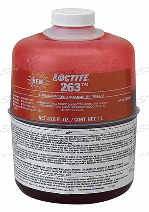 THREADLOCKER 263 1L BOTTLE RED by Loctite Brand