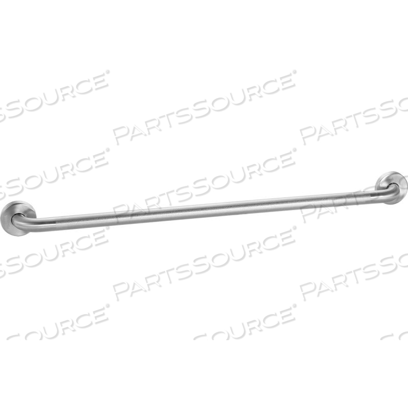 STRAIGHT GRAB BAR, PEENED STAINLESS STEEL - 36"W X 1-1/4" DIA. by Approved Vendor STRAIGHT GRAB BAR, PEENED STAINLESS STEEL - 36"W X 1-1/4" DIA. by Approved Vendor