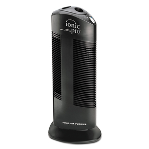 COMPACT IONIC AIR PURIFIER, 250 SQ FT ROOM CAPACITY, BLACK by Ionic Pro