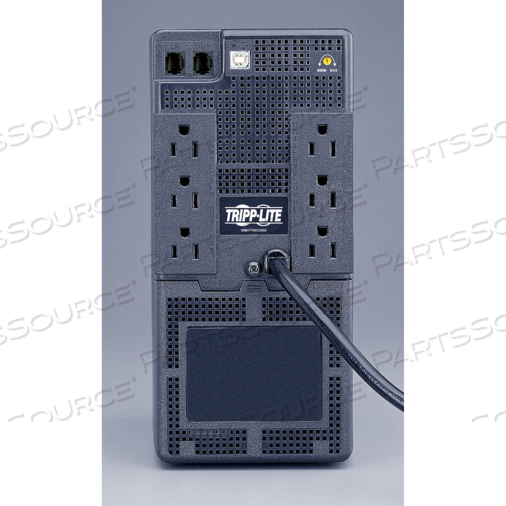UPS 750VA 450W BATTERY BACK UP TOWER AVR 120V USB RJ45 6 OUTLETS by Tripp Lite
