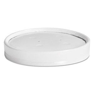 VENTED PAPER LIDS, FITS 8 OZ TO 16 OZ CUPS, WHITE, 25/SLEEVE, 40 SLEEVES/CARTON by Chinet