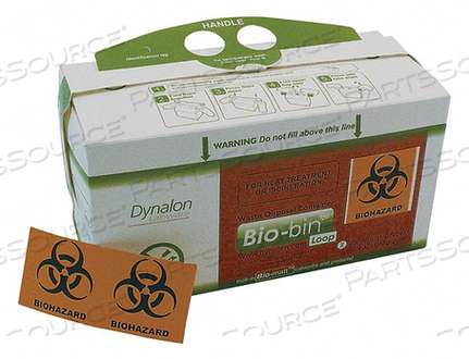 BIO-BIN WASTE CONTAINER 2.5L PK50 by Dynalon