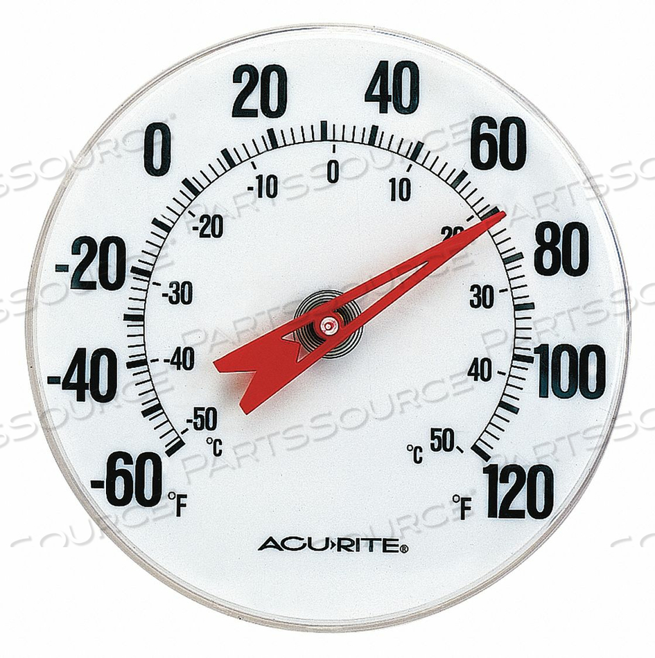 ANALOG THERMOMETER 5 DIAL SIZE by AcuRite ANALOG THERMOMETER 5 DIAL SIZE by AcuRite