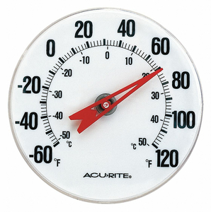 ANALOG THERMOMETER 5 DIAL SIZE by AcuRite