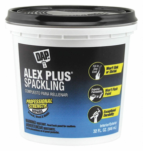SPACKLING CRACK FILLERS 12 PAIL WHITE by DAP Products Inc.