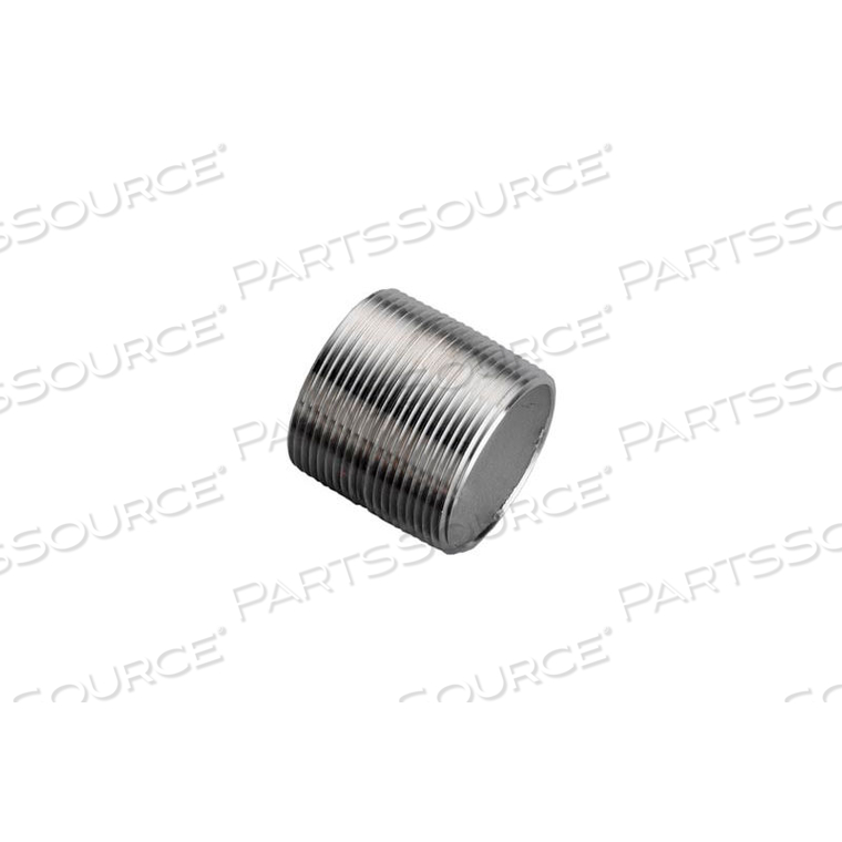 SS 304/304L SCHEDULE 80 SEAMLESS EXTRA HEAVY PIPE NIPPLE 3/8XCLOSE NPT MALE 