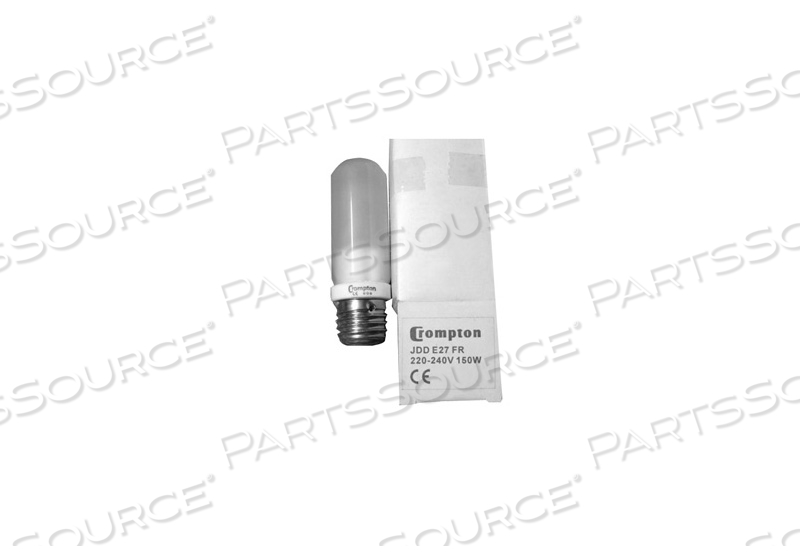 BULB, 150 W, 130 V, 2.08 A, E-27 EUROPEAN MEDIUM SCREW, 3000 K, 2400, 2000 HR 