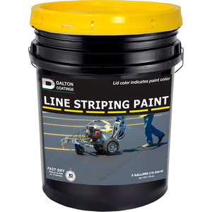 LATEX-ITE 5 GAL. LINE STRIPING PAINT, LEAD-FREE, FAST DRY, YELLOW, 1 EACH by Dalton Enterprises, Inc.