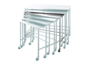 NESTED TABLE 40"W X 38"H X 20"D by Blickman