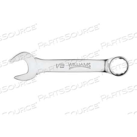 11310 WILLIAMS COMBINATION WRENCH, 5/16 INCH OPENING, ROUNDED, 3 9/16 INCH OAL 