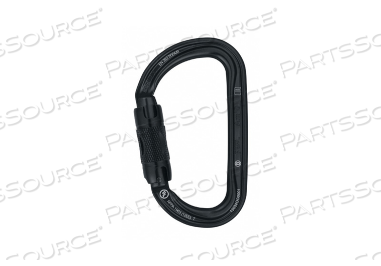 CARABINER BLACK TWIST-LOCK TYPE by Petzl