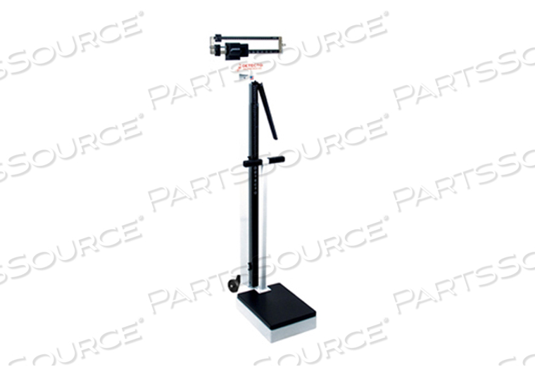 PHYSICIAN’S SCALE, WEIGHBEAM, 400 LB X 4 OZ, HEIGHT ROD, WHEELS, HANDPOST by Detecto Scale / Cardinal Scale PHYSICIAN’S SCALE, WEIGHBEAM, 400 LB X 4 OZ, HEIGHT ROD, WHEELS, HANDPOST by Detecto Scale / Cardinal Scale