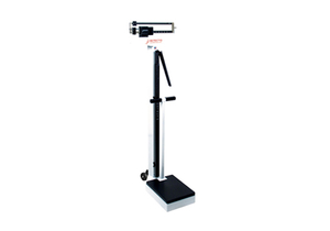 PHYSICIAN’S SCALE, WEIGHBEAM, 400 LB X 4 OZ, HEIGHT ROD, WHEELS, HANDPOST by Detecto Scale / Cardinal Scale