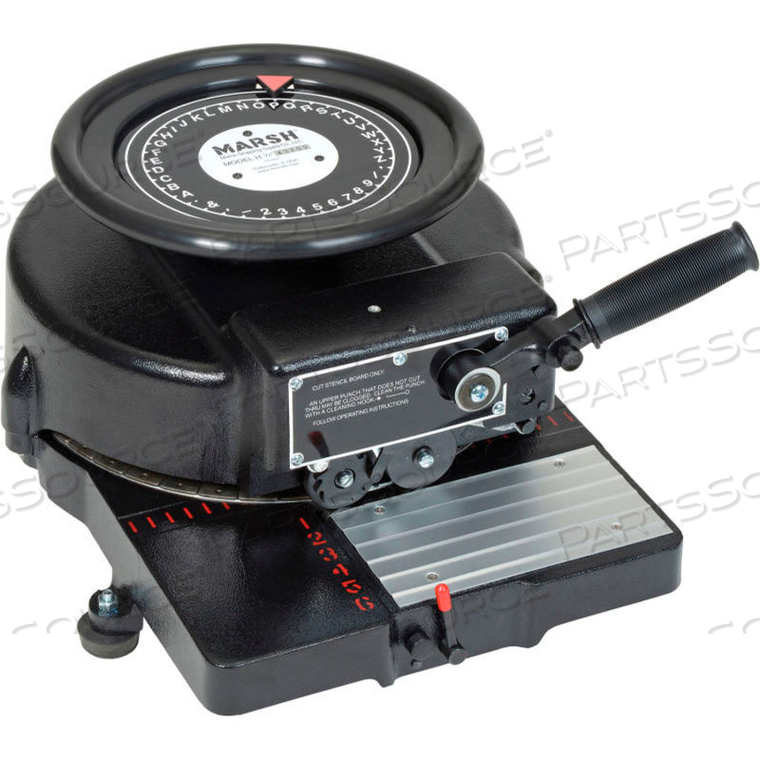 MANUAL STENCIL MACHINE FOR 1/2" CHARACTERS - MODEL by Marsh Shipping Supply Co., LLC MANUAL STENCIL MACHINE FOR 1/2" CHARACTERS - MODEL by Marsh Shipping Supply Co., LLC
