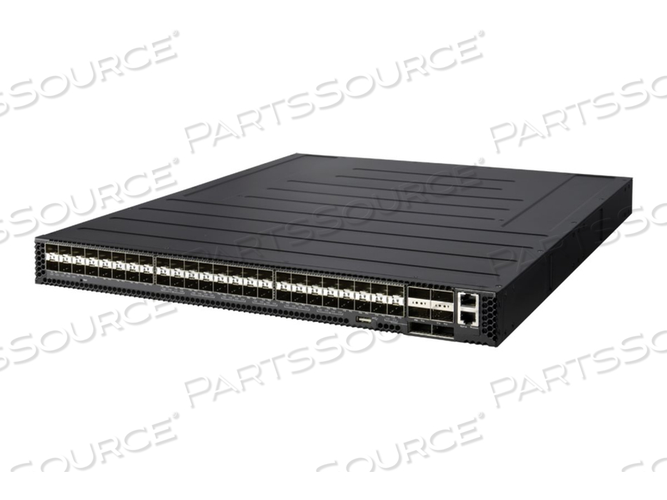 AS7312-54XS, SWITCH, L3, MANAGED, 48 X 10/25 GIGABIT SFP28 + 6 X 100 GIGABIT QSFP28, FRONT TO BACK AIRFLOW, RACK-MOUNTABLE by Edge-Core AS7312-54XS, SWITCH, L3, MANAGED, 48 X 10/25 GIGABIT SFP28 + 6 X 100 GIGABIT QSFP28, FRONT TO BACK AIRFLOW, RACK-MOUNTABLE by Edge-Core
