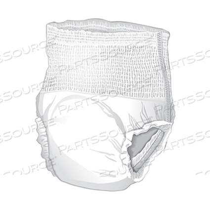 SUPER MODERATE ABSORBENT UNDERWEAR, LARGE (18 PER BAG) by McKesson SUPER MODERATE ABSORBENT UNDERWEAR, LARGE (18 PER BAG) by McKesson